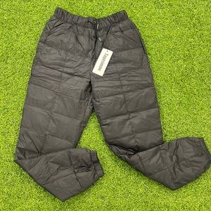 Tapasimme Winter Pants Unisex Adult Warm Utility Down Insulated Pants M Bk New